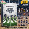 UConn Huskies x Peanuts Advent Calendar 2025 Ornament Collectible Back To Back Champions Christmas Countdown Gift Box Basketball Football Limited Edition Holiday Decoration