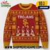 Washington Huskies NCAA Abbey Road Football Players Crossing Ugly Christmas Sweater With W Logo Purple Gold Fair Isle Knitted Holiday Pullover