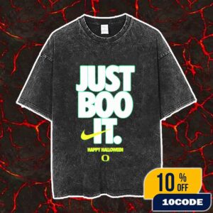 University Of Oregon Ducks Oregon Softball Halloween Campaign Just Boo It x Nike Brand On October 31 2025 At Coburg New Logo Vintage Washed Unisex T-Shirt
