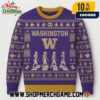 Wisconsin Badgers NCAA Abbey Road Football Players Crossing Ugly Christmas Sweater With W Logo Red White Fair Isle Knitted Holiday Pullover Wisconsin Badgers NCAA Abbey Road Football Players Crossing Ugly Christmas Sweater With W Logo Red White Fair Isle Knitted Holiday Pullover