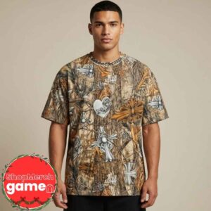 Chrome Hearts x Nocta x Nike Brown Cross Camo Drake Collaboration 2025 Exclusive Chrome Hearts Store Unisex T-Shirt, Hoodie