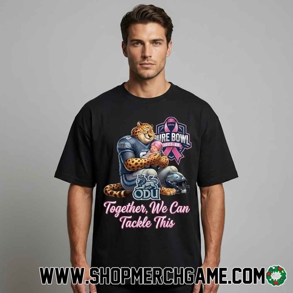 StaffDNA Cure Bowl Old Dominion Monarchs College Football Bowl NCAA Season 2025-26 Clawhauser Zootopia 2 Collaboration Unisex T-Shirt StaffDNA Cure Bowl Old Dominion Monarchs College Football Bowl NCAA Season 2025-26 Clawhauser Zootopia 2 Collaboration Unisex T-Shirt