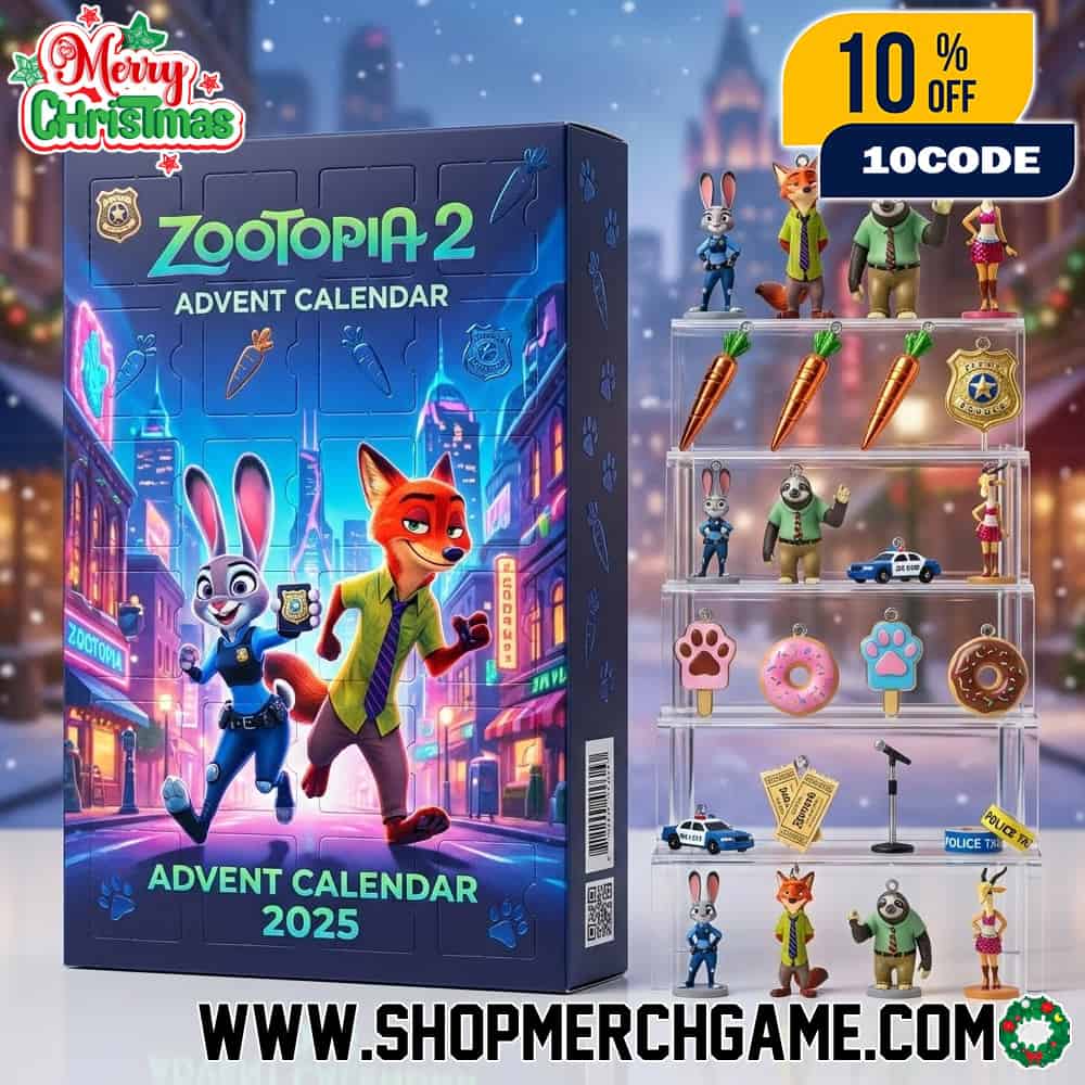 Zootopia 2 Christmas Advent Calendar 2025 Neon City Edition Includes 24 Surprise Gifts Judy Hopps Nick Wilde Dolls And Movie Themed Accessories Zootopia 2 Christmas Advent Calendar 2025 Neon City Edition Includes 24 Surprise Gifts Judy Hopps Nick Wilde Dolls And Movie Themed Accessories