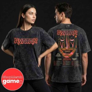 Avatar Dont Go in the Forest 26 Tour Out of the Shadows Into the Dark with Fleshgod Apocalypse Worm Shepherd Poster Tour Dates Acid Washed T-Shirt